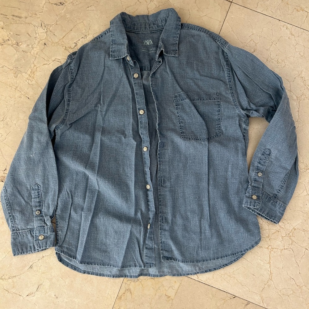 Boys Blue Denim shirt